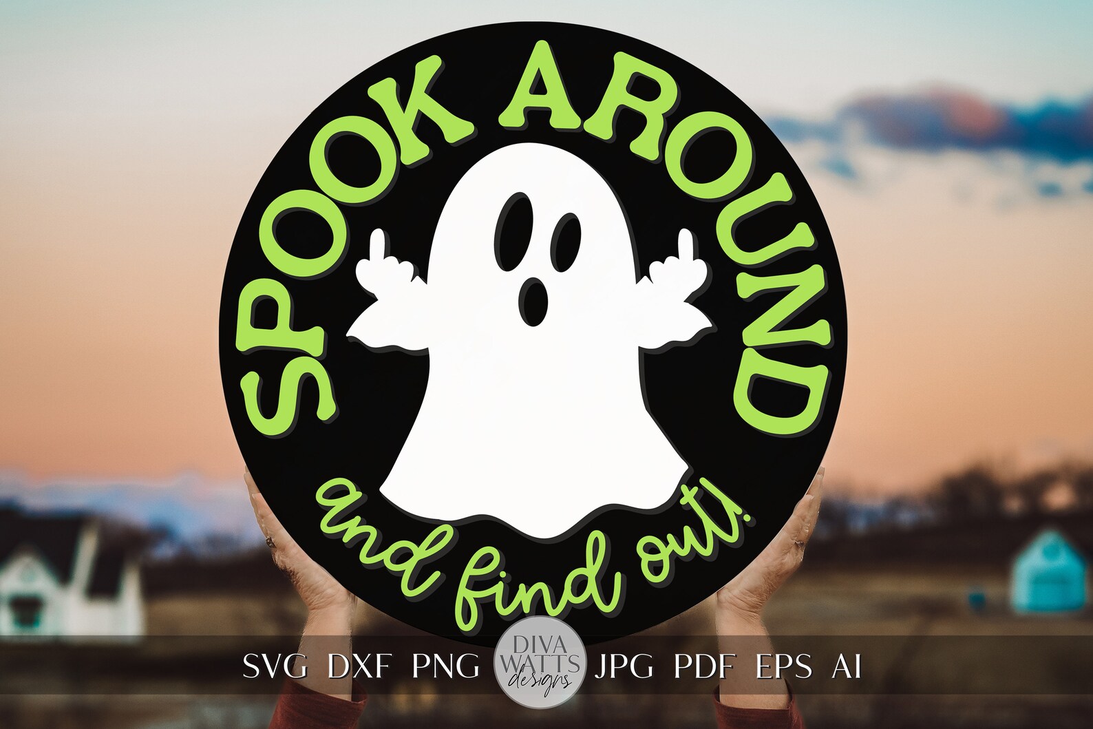 Spook Around and Find Out 2 Round (Copy)