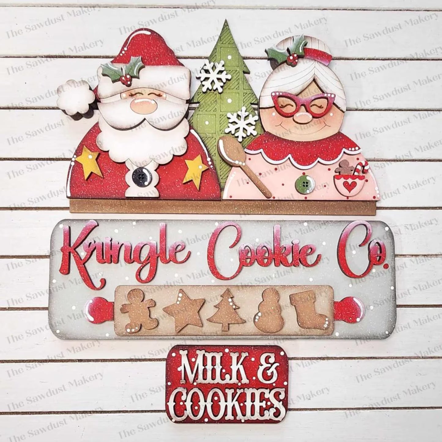 Interchangeable Truck & Kringle Cookie Co Inserts- DIY Blank