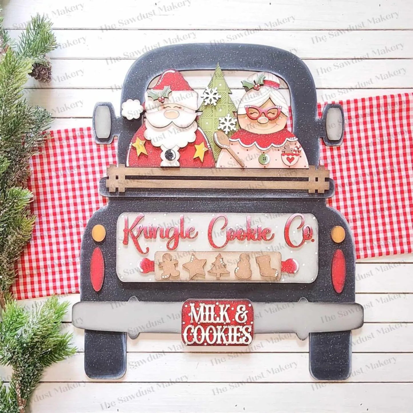 Interchangeable Truck & Kringle Cookie Co Inserts- DIY Blank