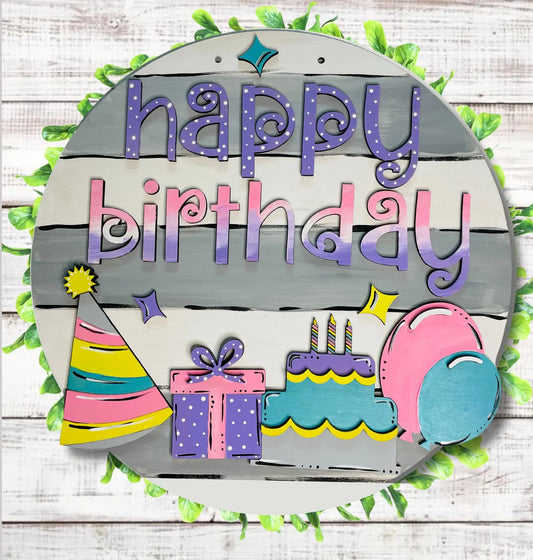 Happy Birthday Round