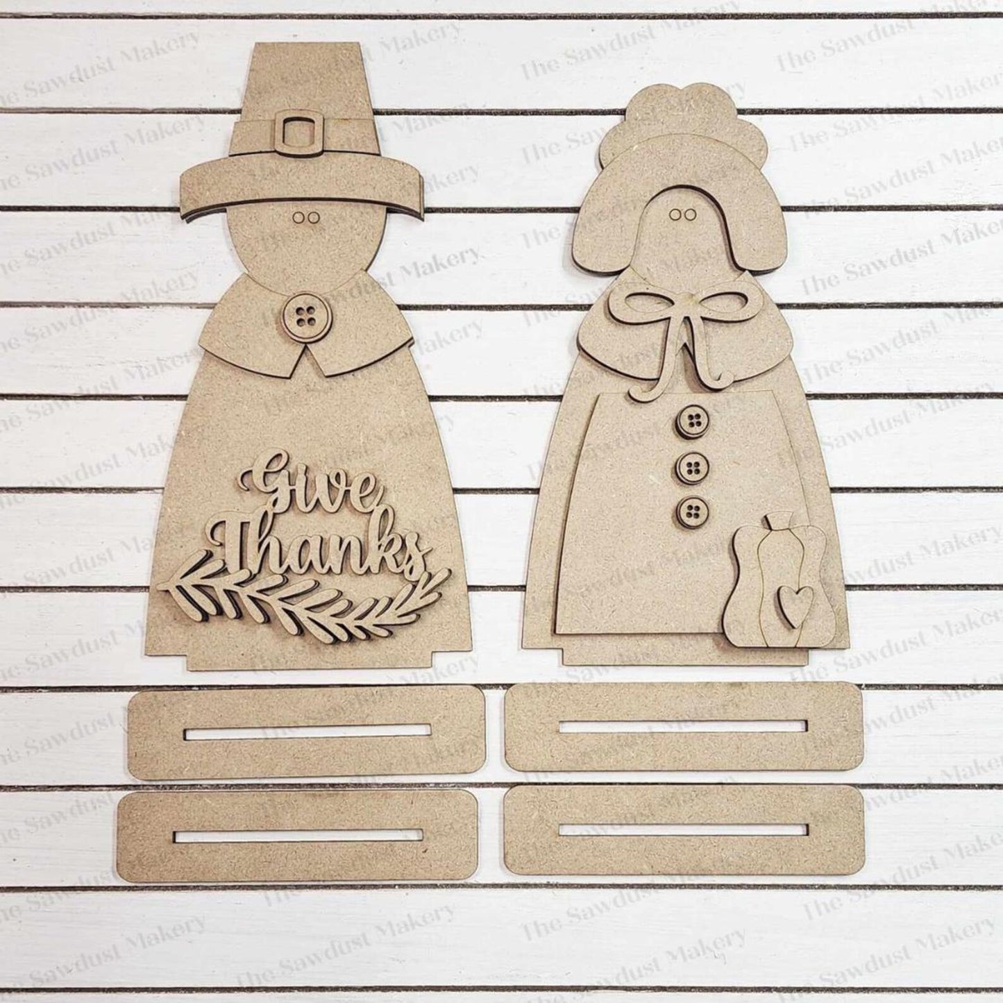 Pilgrim Couple- Paint Party Kit