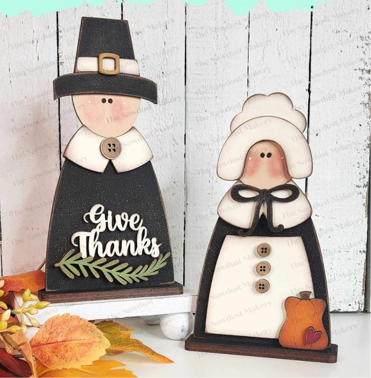 Pilgrim Couple- Paint Party Kit