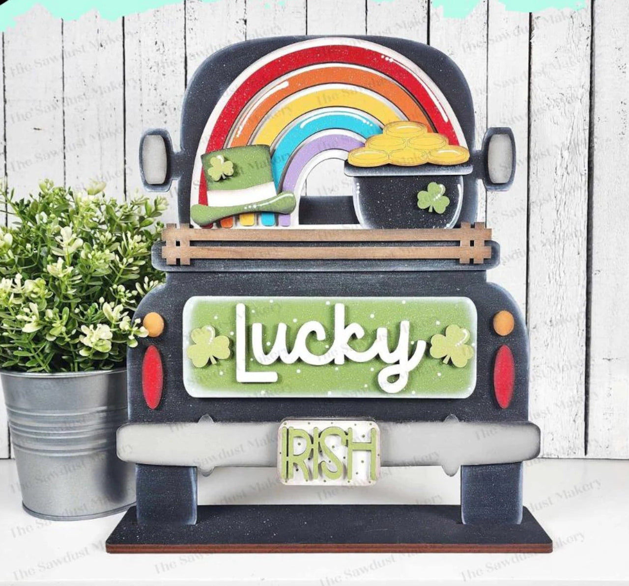 Interchangeable Truck & Lucky Irish Inserts - DIY Blank