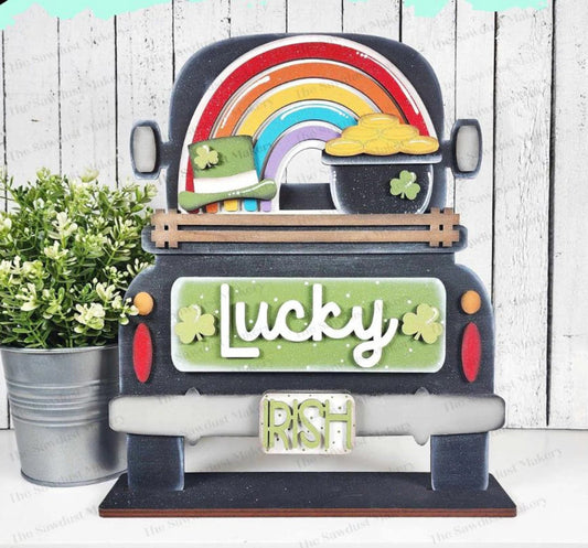 Interchangeable Truck & Lucky Irish Inserts - DIY Blank
