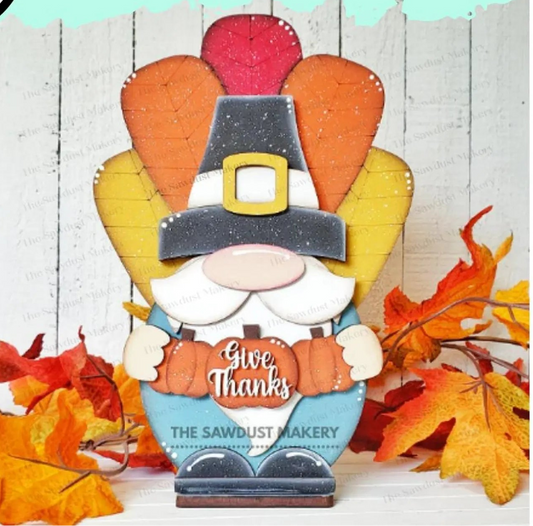 Turkey Gnome- Paint Party Kit