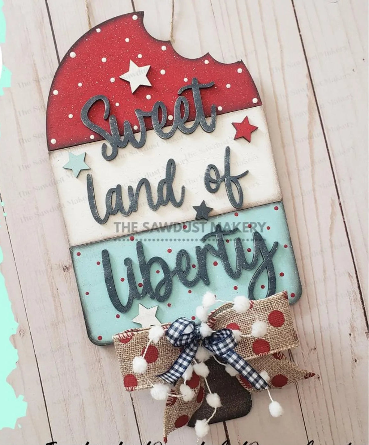 Sweet Land of Liberty Popsicle Hanger