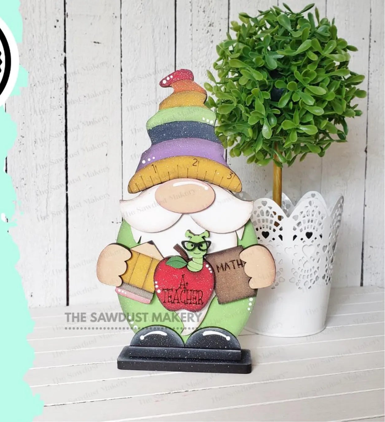 Boy Teacher Gnome - Paint Party Kit