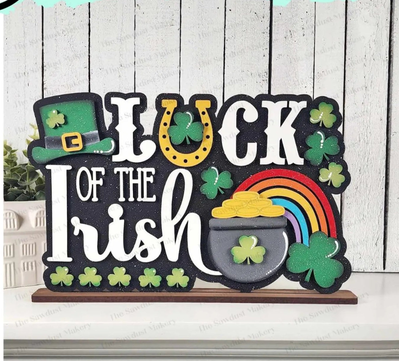 Luck of the Irish Shelf Sitter