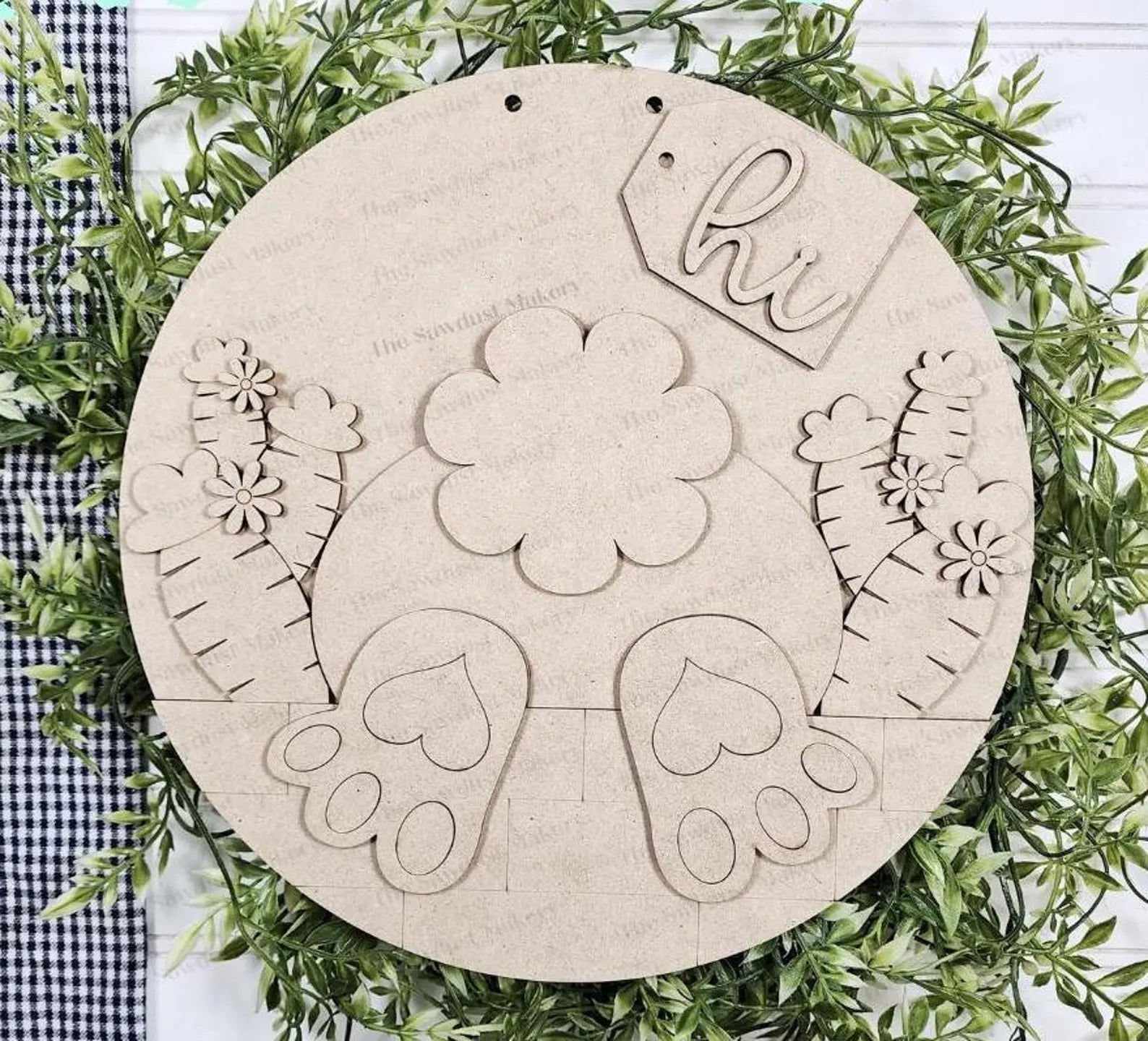 Bunny Butt Round- DIY Blank