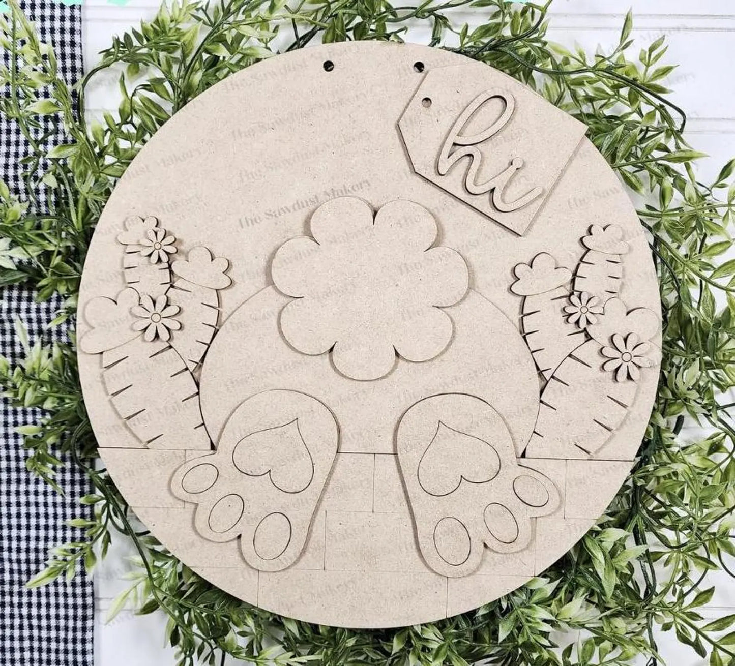 Bunny Butt Round- DIY Blank