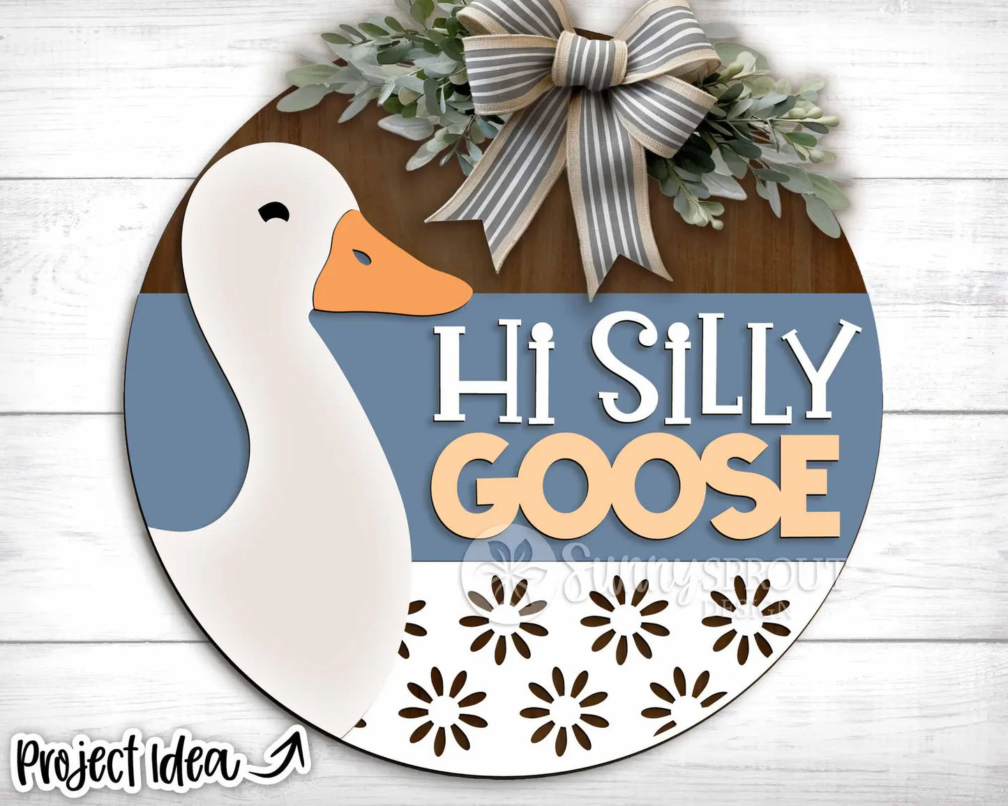Hi Silly Goose Round - Paint Party Kit