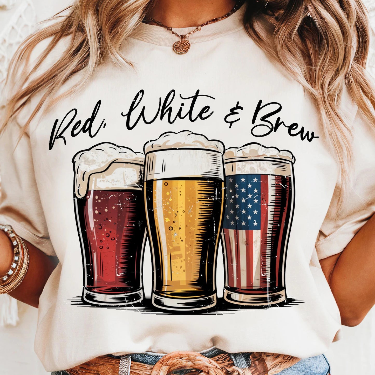Red White &  Brew Shirt
