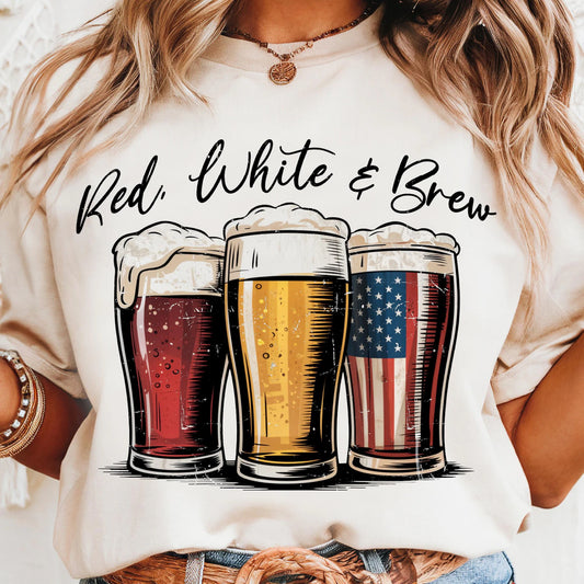 Red White &  Brew Shirt