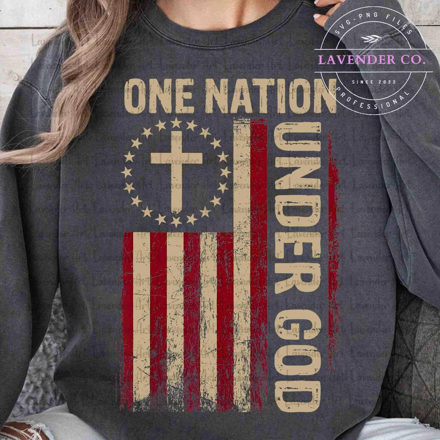 One Nation Under God Flag Shirt