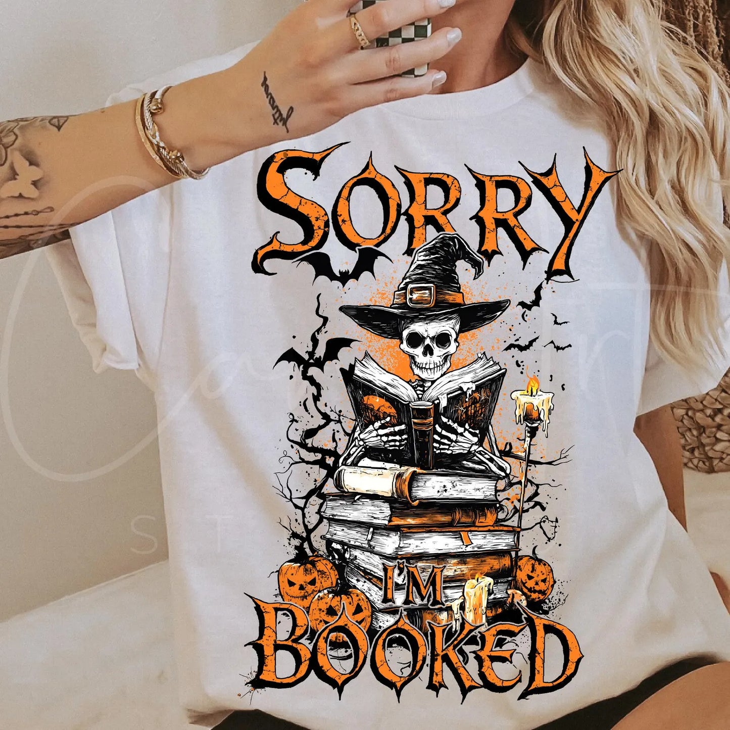 Sorry I am Booked Halloween Shirt
