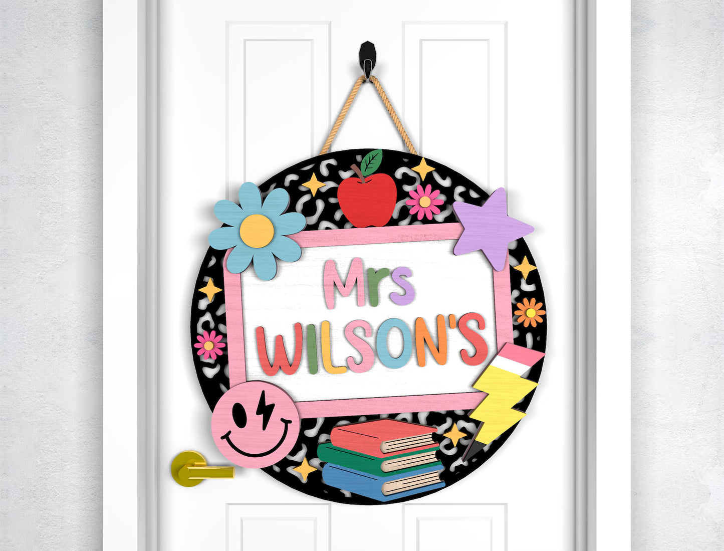 Classroom Retro Round (CUSTOMIZED)- Paint Party Kit