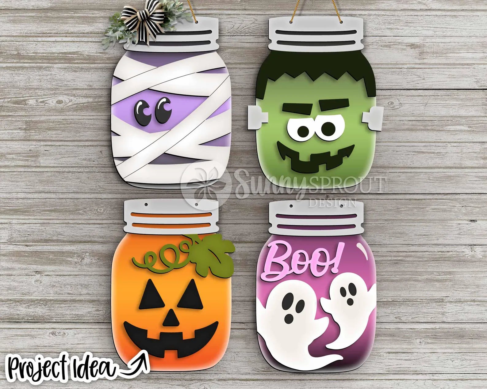 Halloween Mason Jars