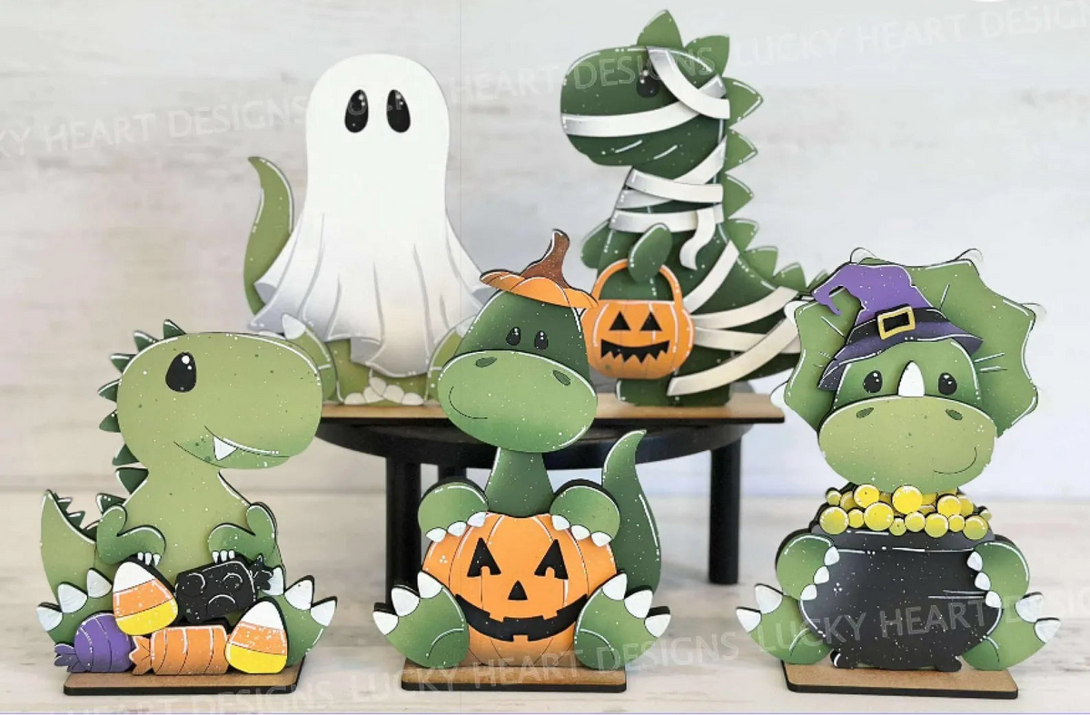 Cute Dinosaur Halloween Set