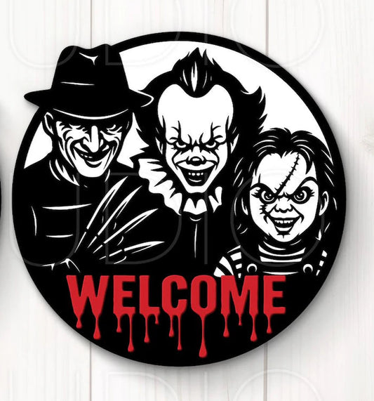 Horror Movie 2 Round- Paint Party Kit