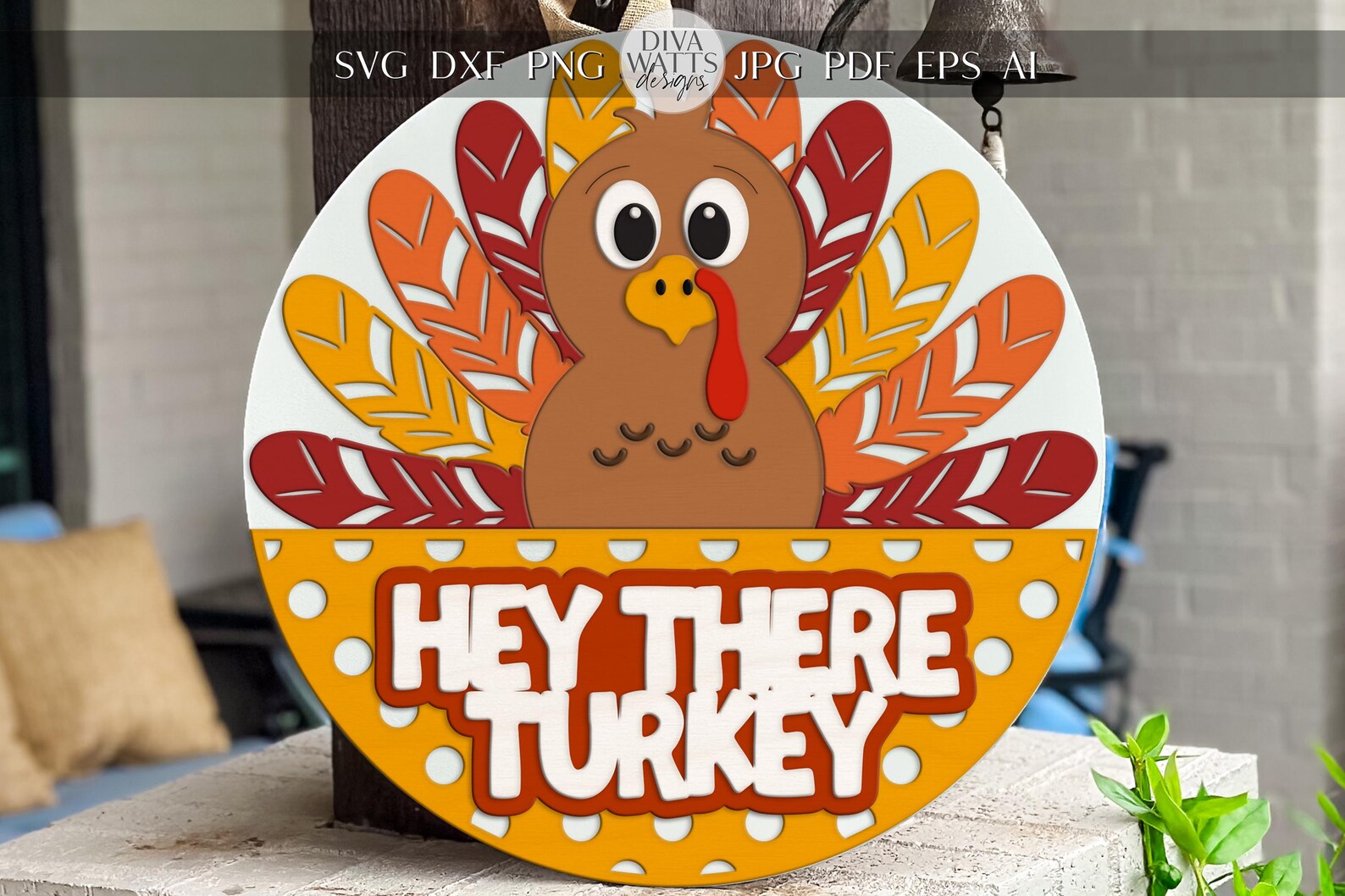 Hey There Turkey Round