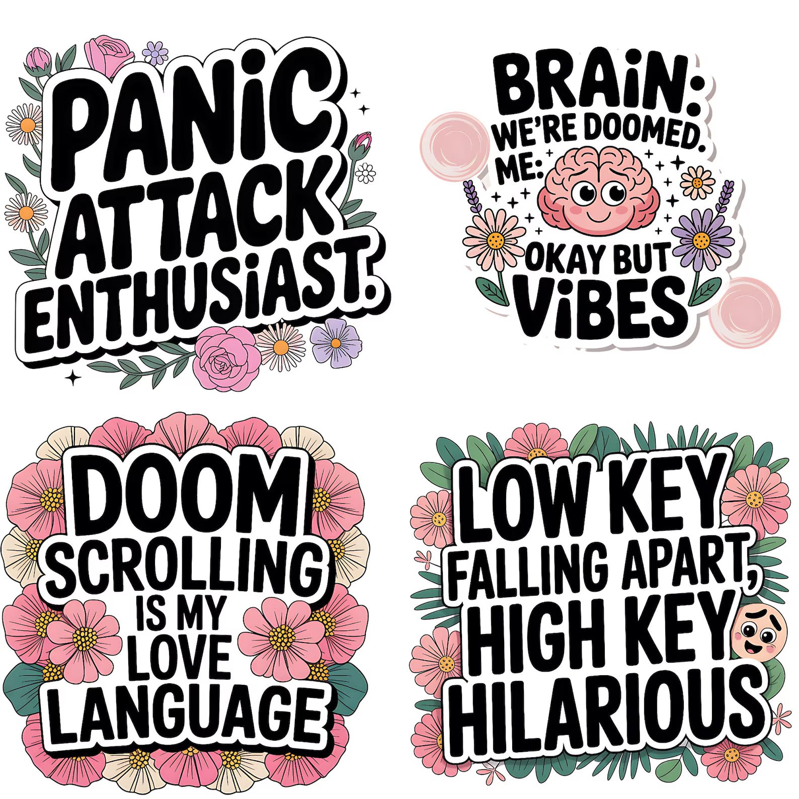 Funny Mental Health Logo