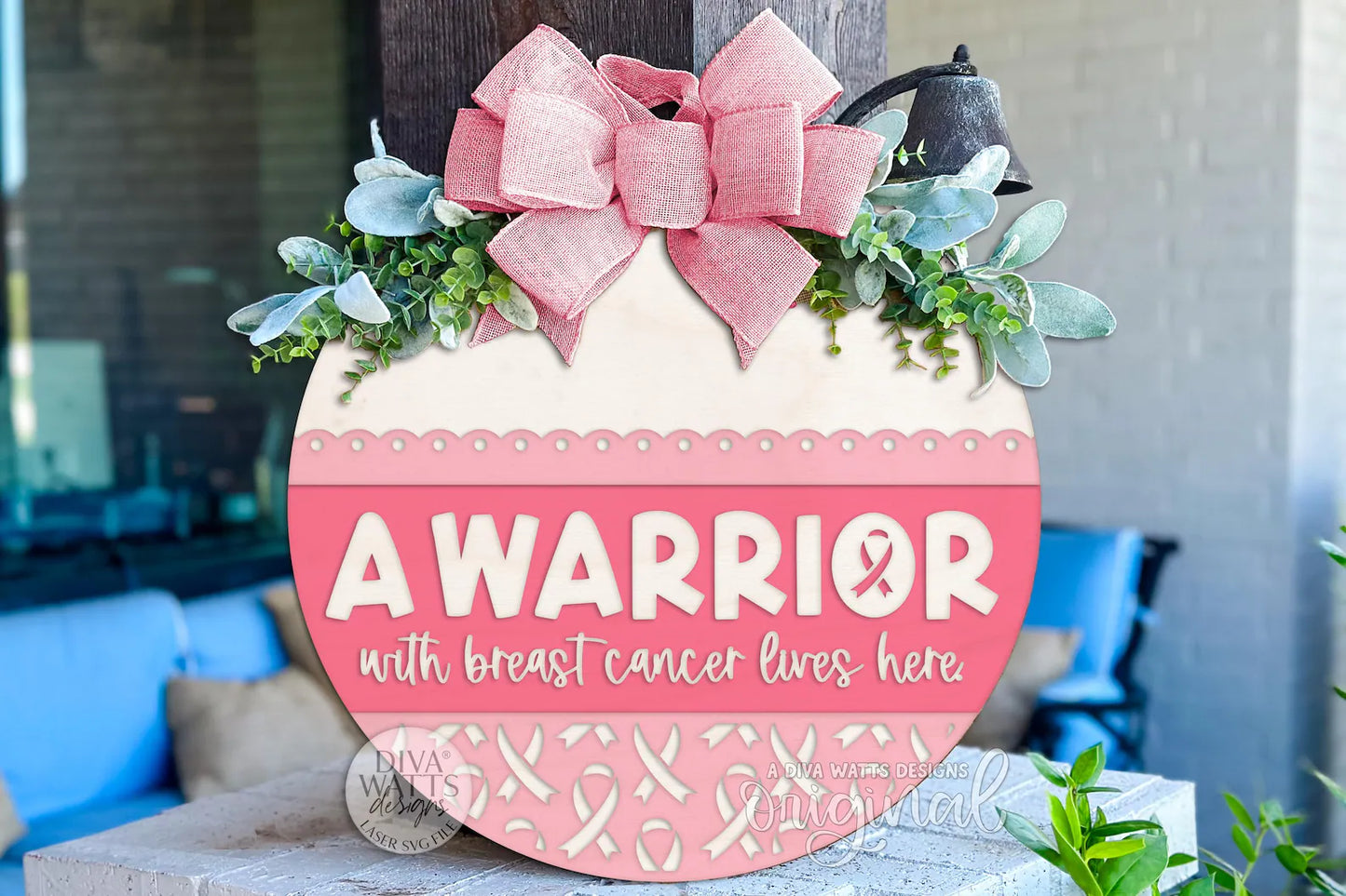 Cancer Warrior Round- Paint Party Kit
