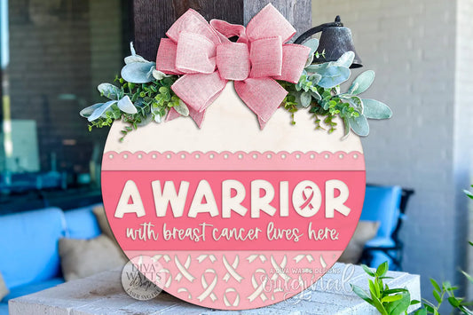 Cancer Warrior Round- Paint Party Kit