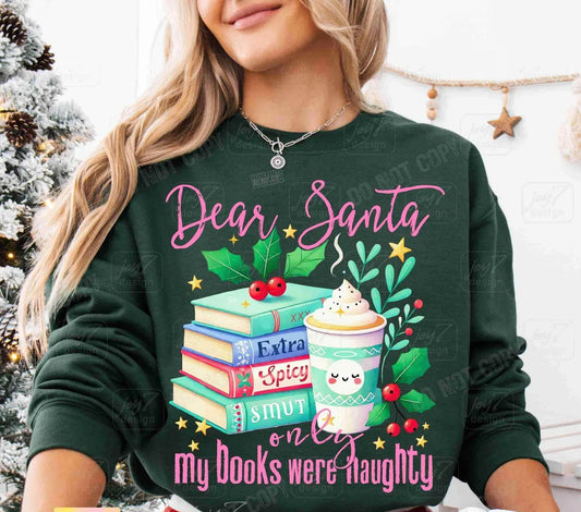Dear Santa, Only My Books Were Naughty Shirt