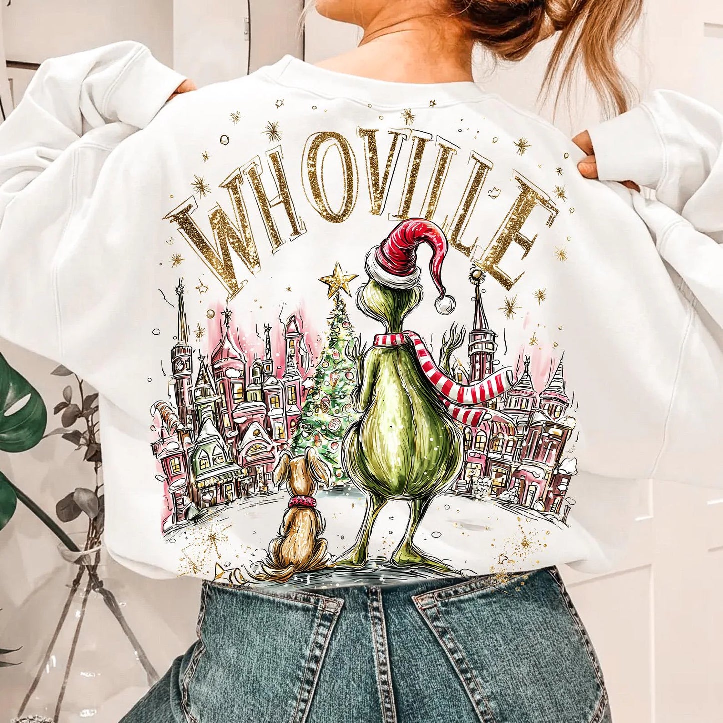 Retro Whoville w Grinch