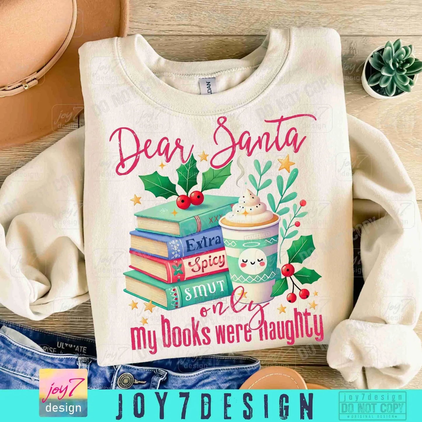 Dear Santa, Only my books were naughty