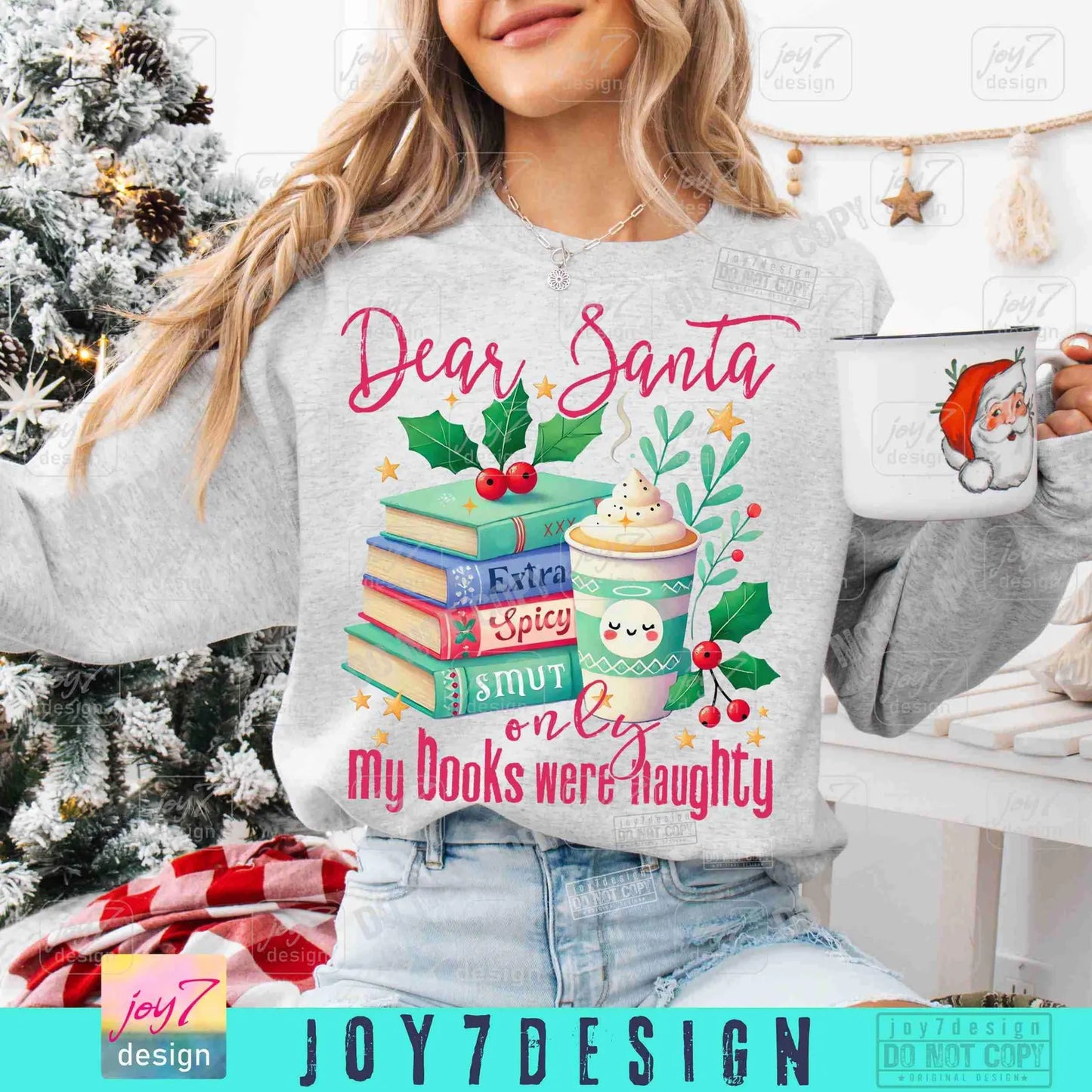 Dear Santa, Only my books were naughty