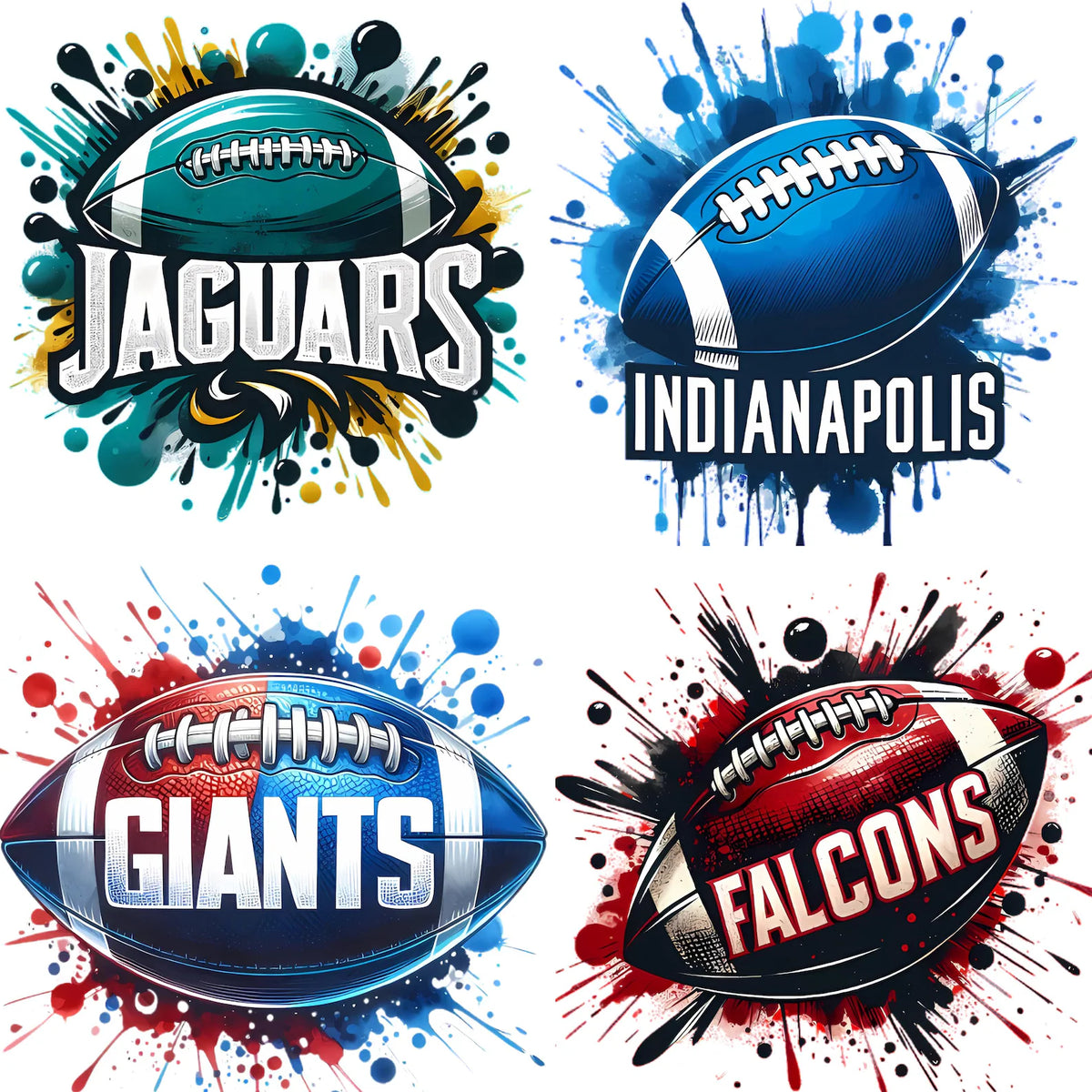 Football 3D Logos 32 Teams!