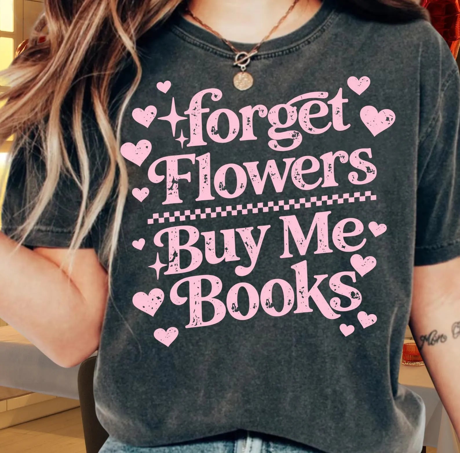 Forget Flowers Buy Me Books