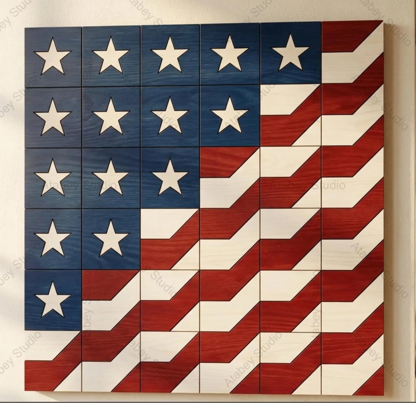 Flag Quilt Square- DIY Blank