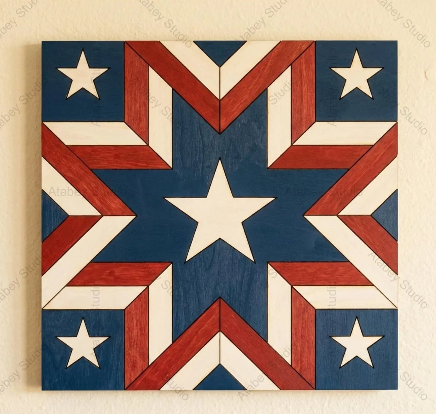 Star Quilt Square- Paint Party Kit