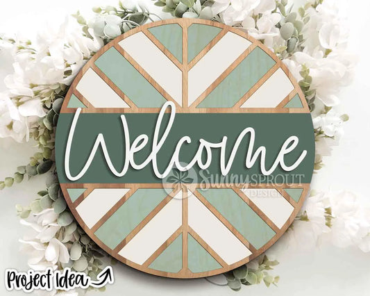 Welcome Quilt 4 Round- Paint Party Kit