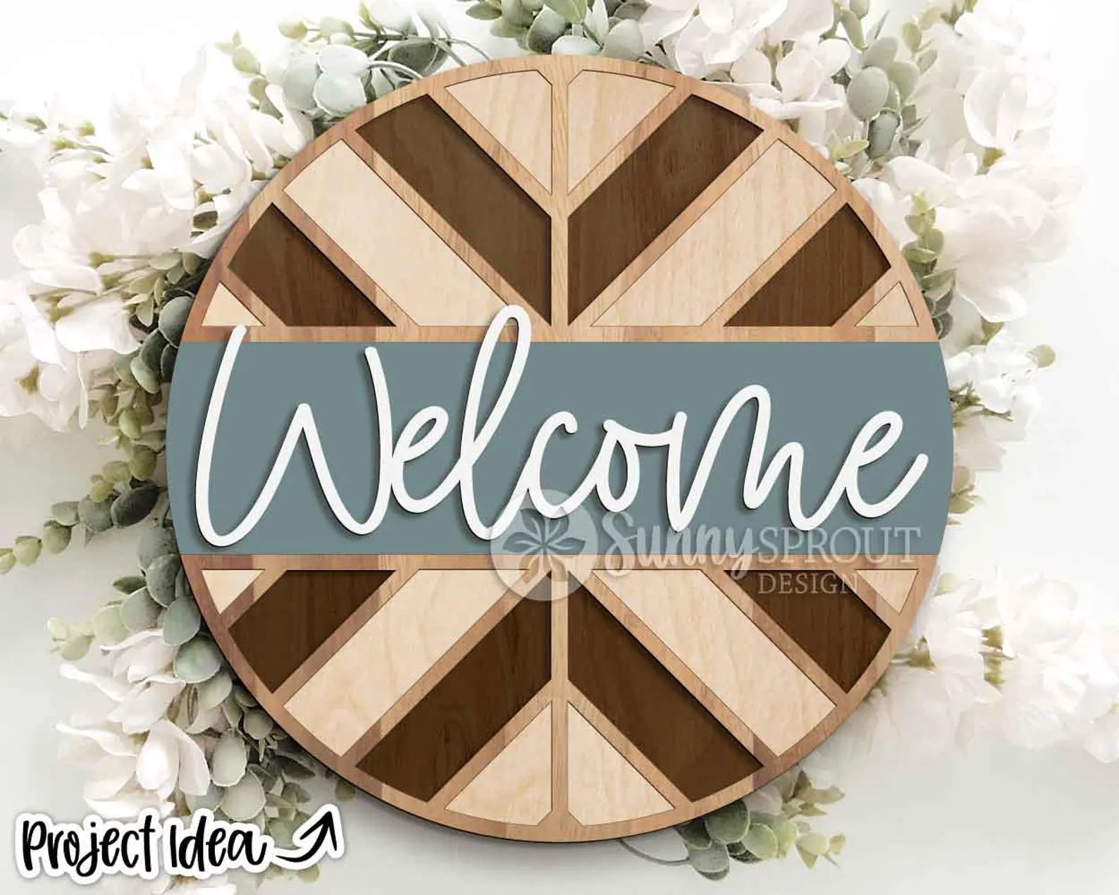 Welcome Quilt 4 Round- DIY Blank