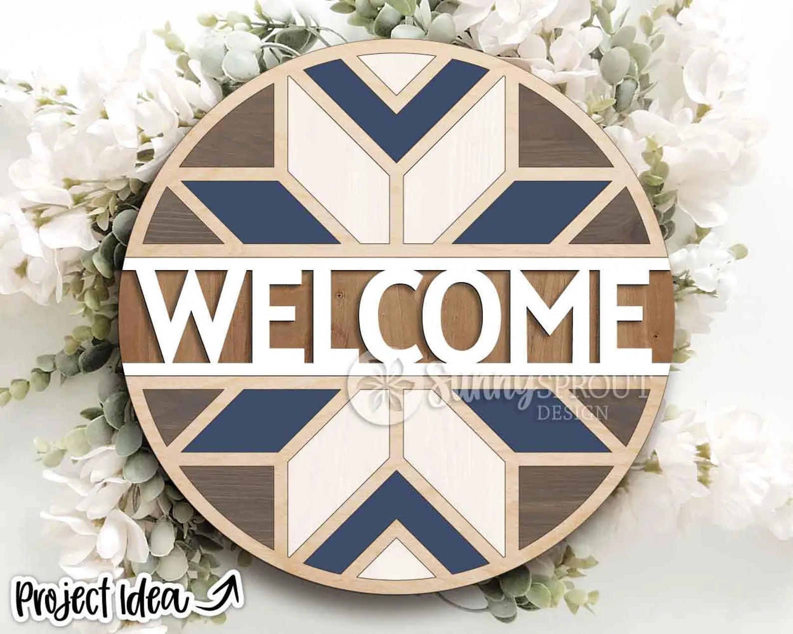 Welcome Quilt 1 Round- DIY Blank