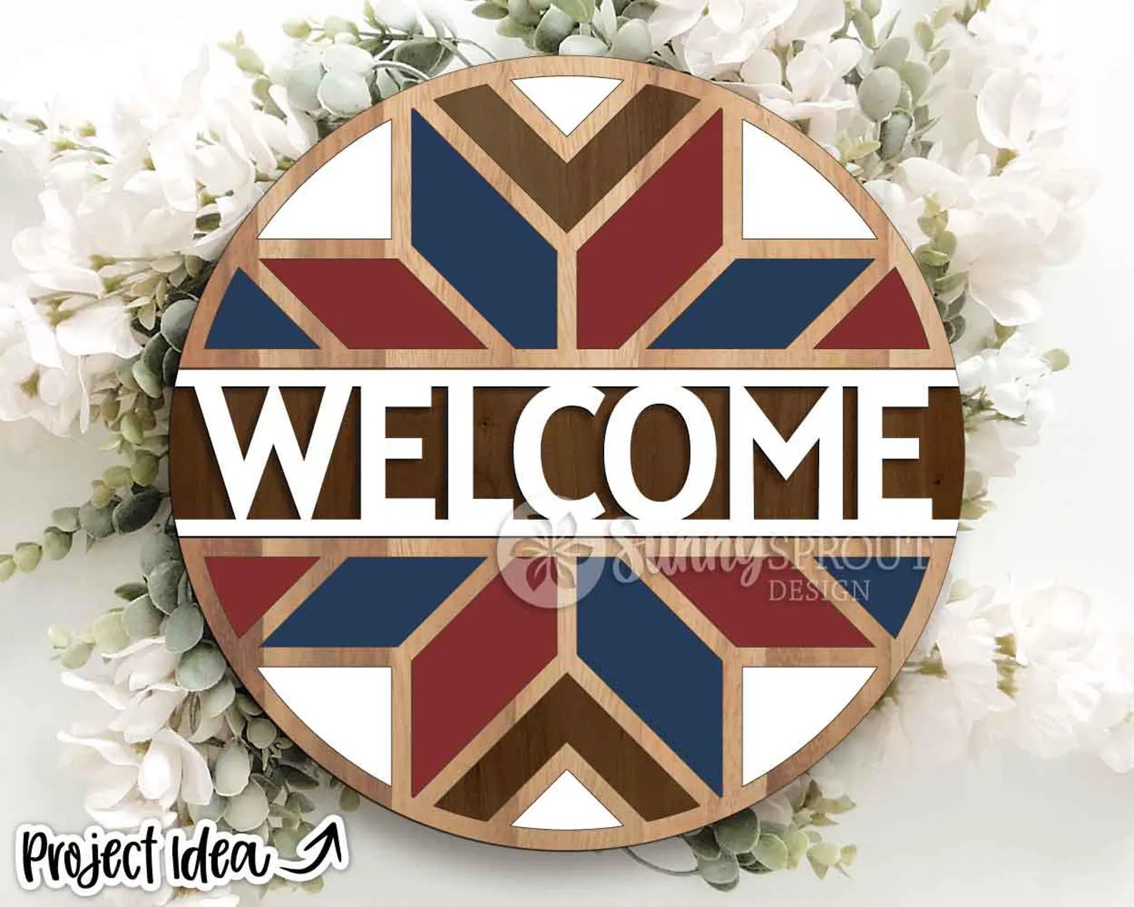 Welcome Quilt 1 Round- Paint Party Kit