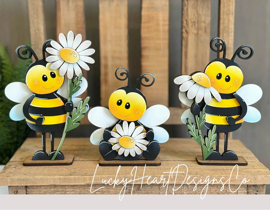 Cute Bee's & Daisy Decor Set