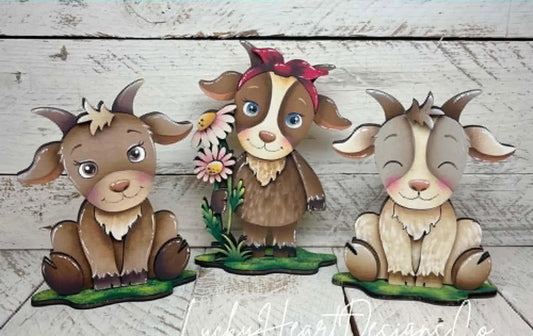 Cute Goats Decor Set