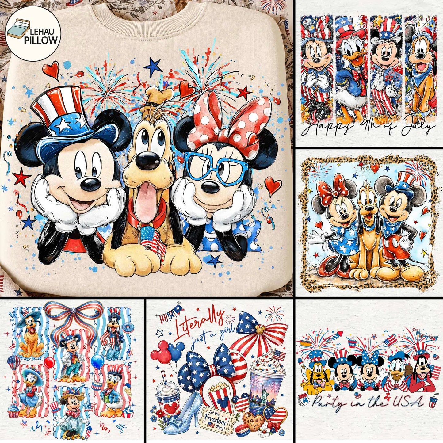 Mickey & Friends 4th of July Shirt