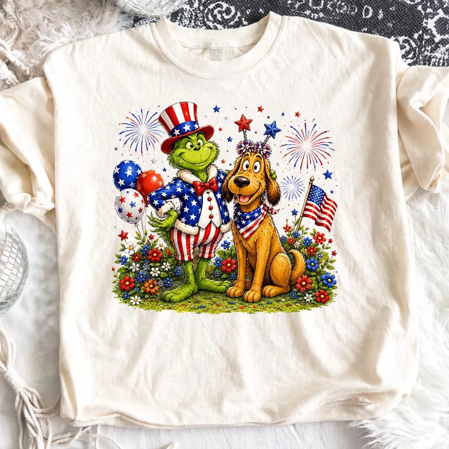Grinch 4th of July Shirt