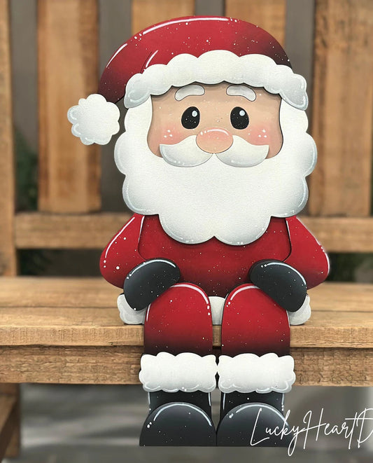 Mr & Mrs Santa Claus Shelf Hanger