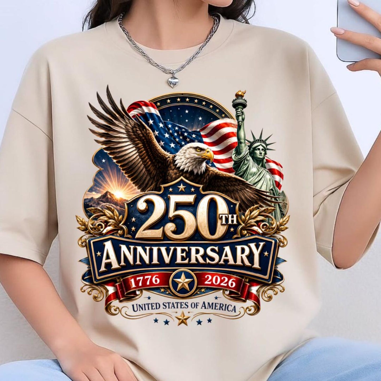 America 250th Anniversary Monuments Shirt