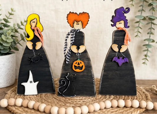Spooky Sanderson Sisters from Hocus Pocus Shelf Sitter