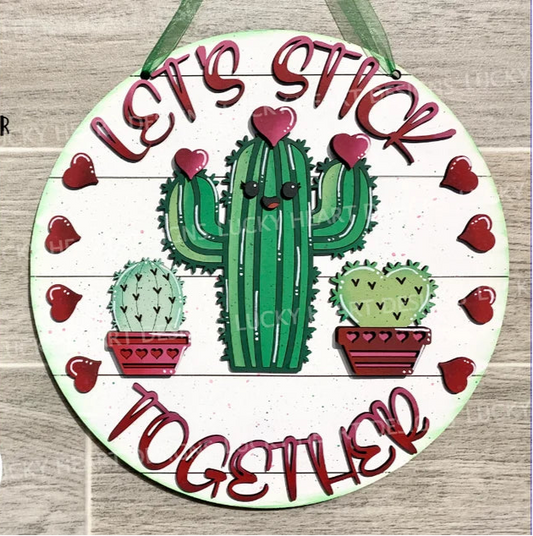 Let's Stick Together Round- Paint Party Kit