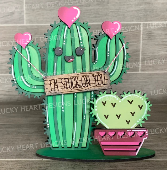 I am Stuck on You Shelf Sitter- Paint Party