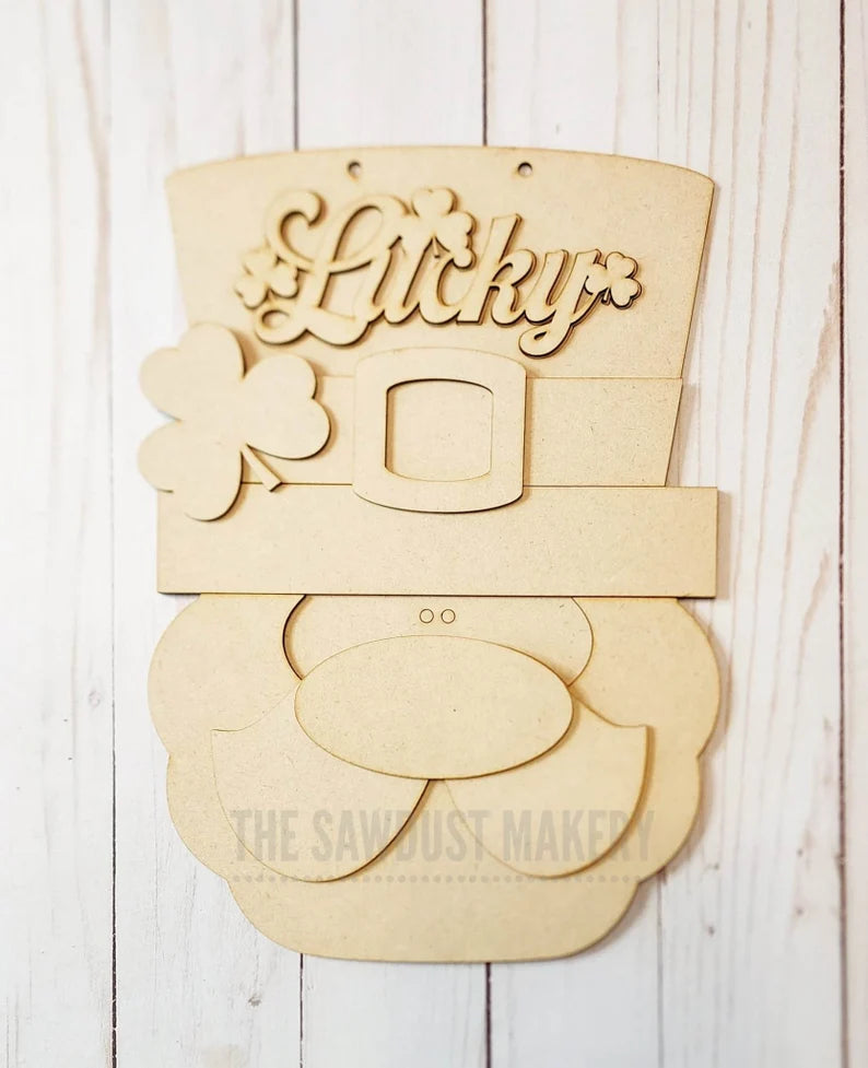 Leprechaun Hanger- Paint Party Kit