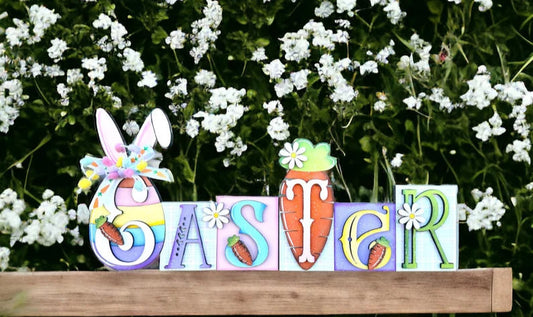 Easter Word Block- Paint Party Kit